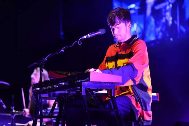 James Blake Performing