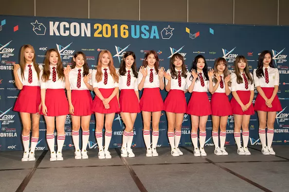 I.O.I at the 2016 "KCON" held in Los Angeles, USA..