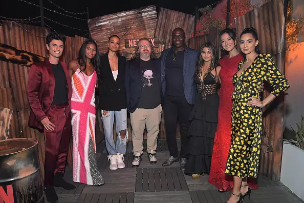 Netflix's Resident Evil cast attends an event in West Hollywood, CA.