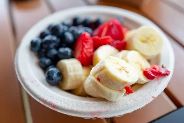 One of the top fast breakfast ideas the "fruit bowl."